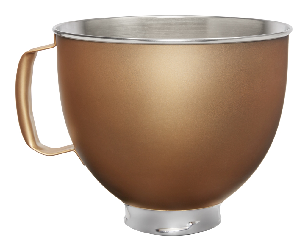 KitchenAid Edelstahlschüssel 4.8l gold matt