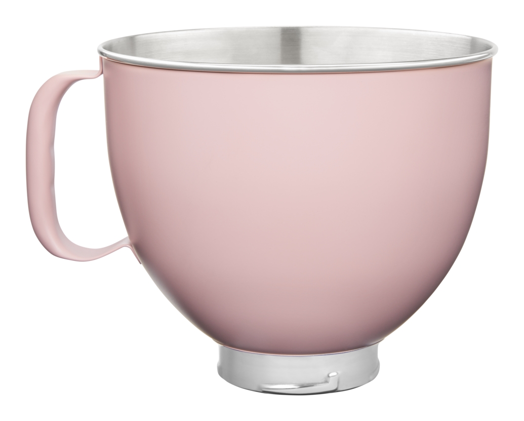 KitchenAid Edelstahlschüssel 4.8l rosa matt