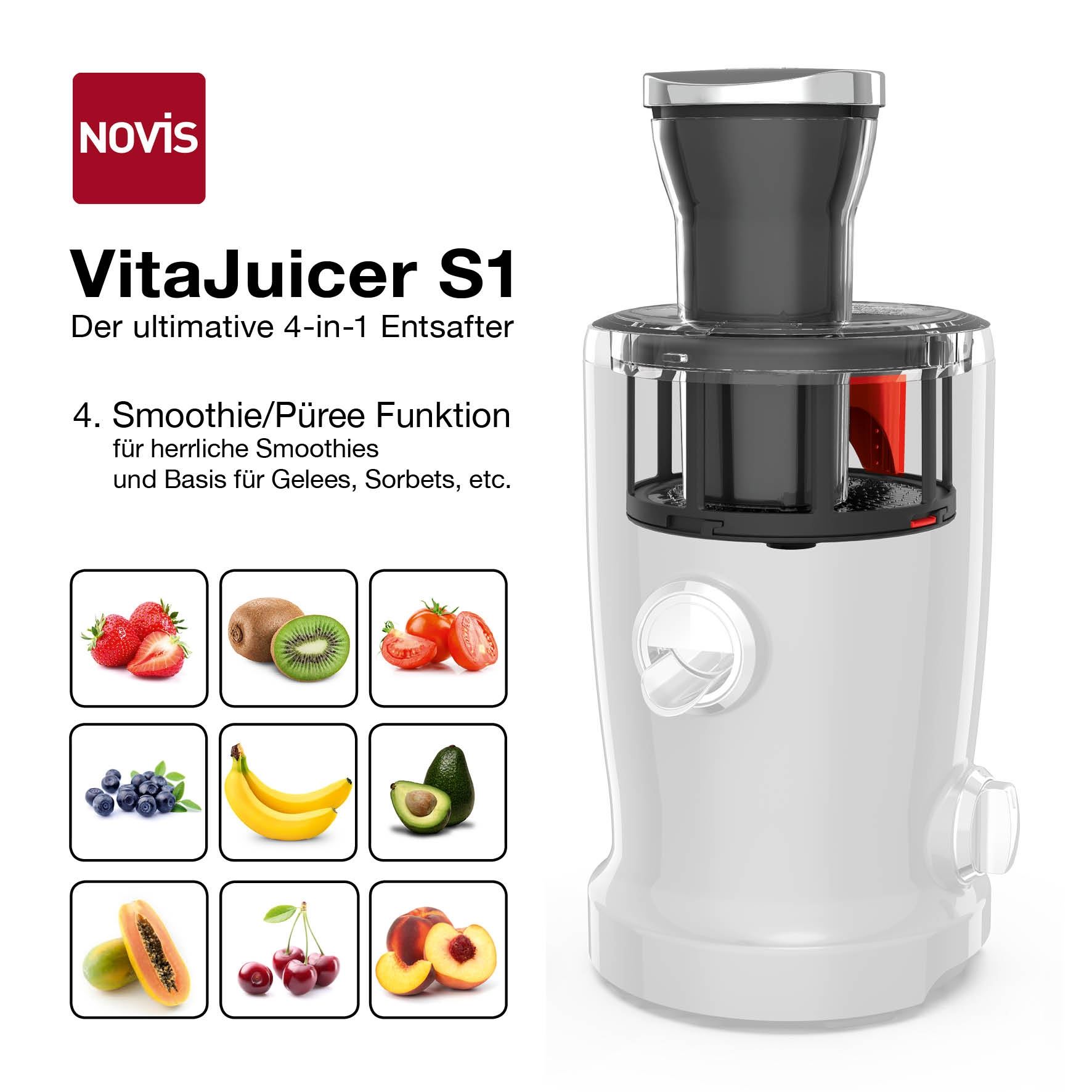 Novis VitaJuicer S1 - rot