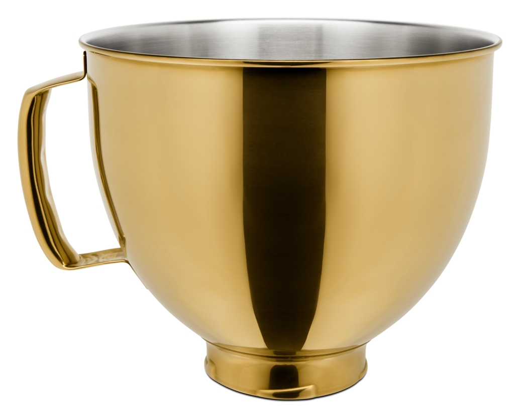 KitchenAid Edelstahlschüssel 4.8l gold glanz