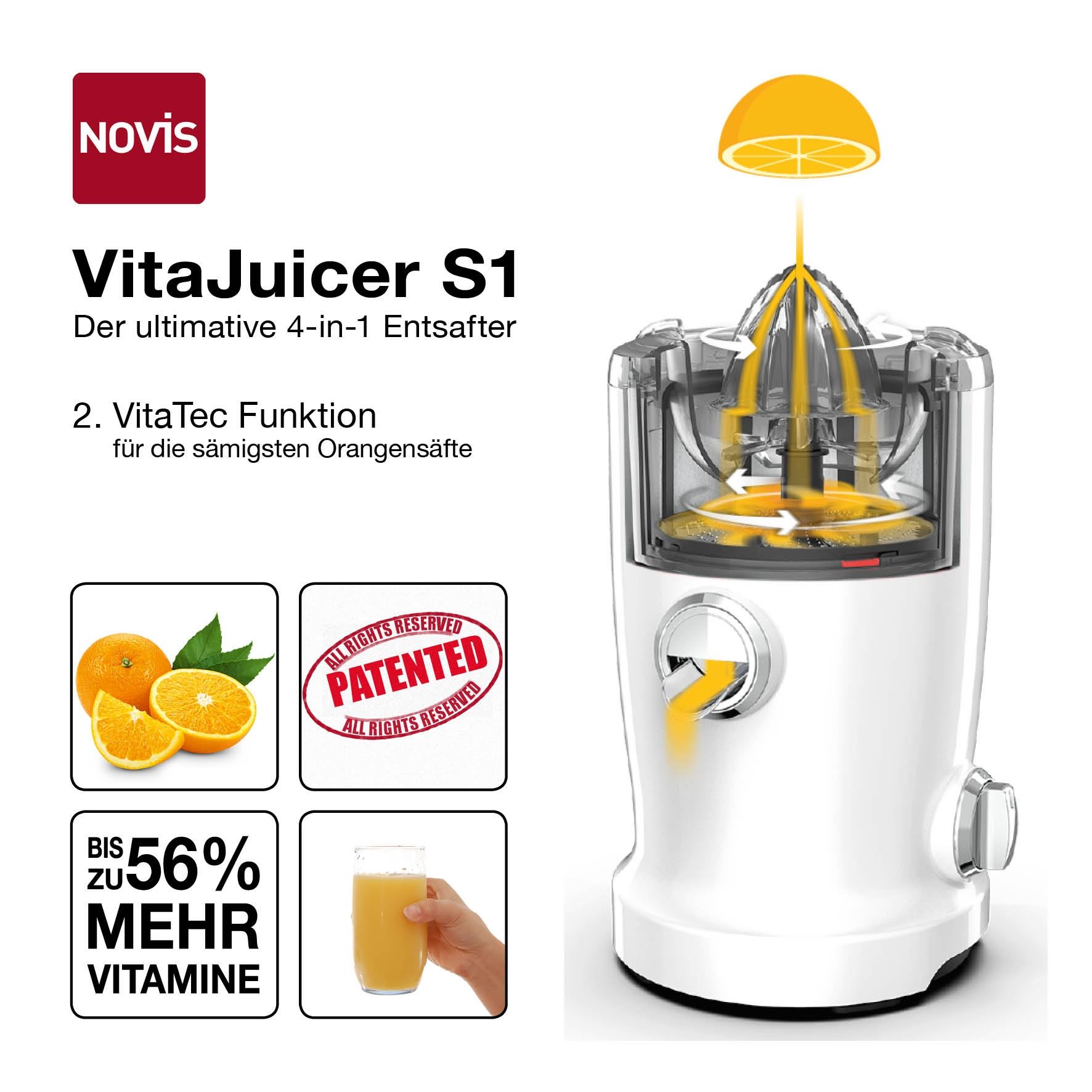 Novis VitaJuicer S1 - rot