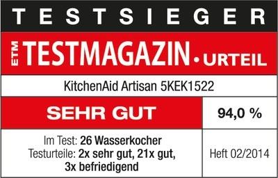KitchenAid Wasserkocher Artisan 1.5l