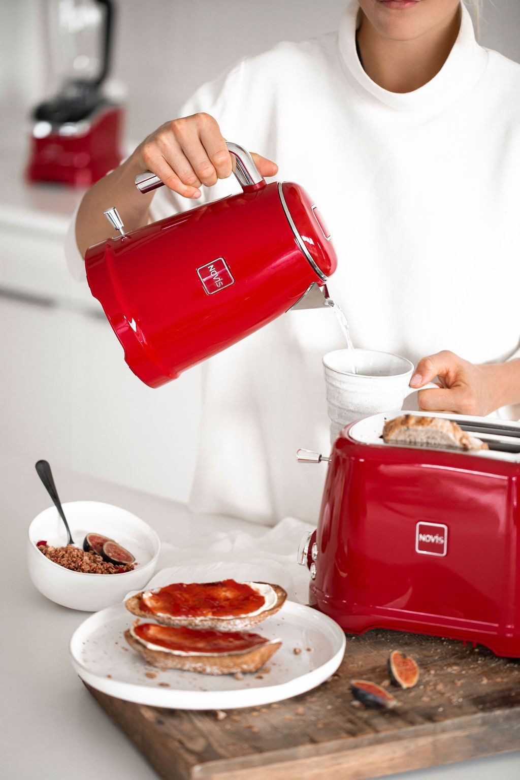 Novis Wasserkocher K1 - rot