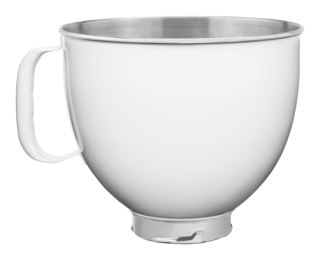 KitchenAid Edelstahlschüssel 4.8l weiss